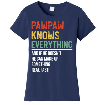 Pawpaw Knows Everything Father's Day Pawpaw Women's T-Shirt