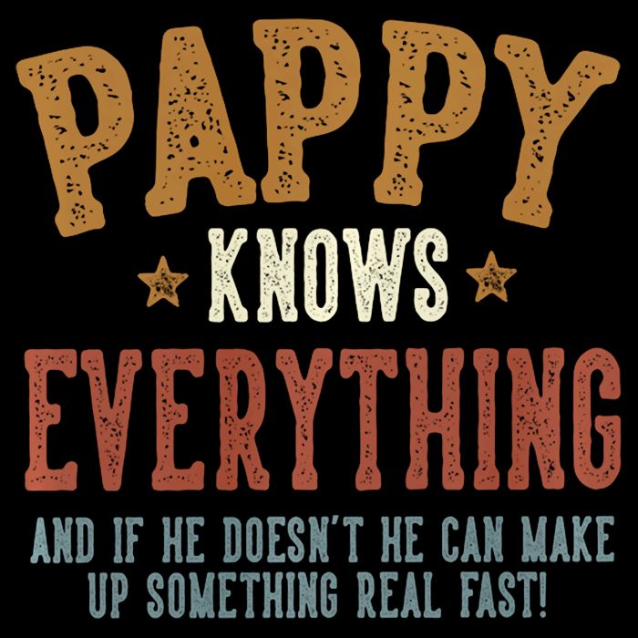 Pappy Knows Everything Humorous FatherS Day Pappy Cooling Performance Crew T-Shirt
