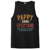 Pappy Knows Everything Humorous FatherS Day Pappy PosiCharge Competitor Tank