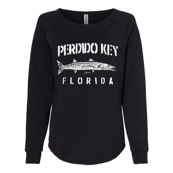 Perdido Key Fl Great Barracuda Womens California Wash Sweatshirt