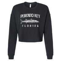 Perdido Key Fl Great Barracuda Cropped Pullover Crew