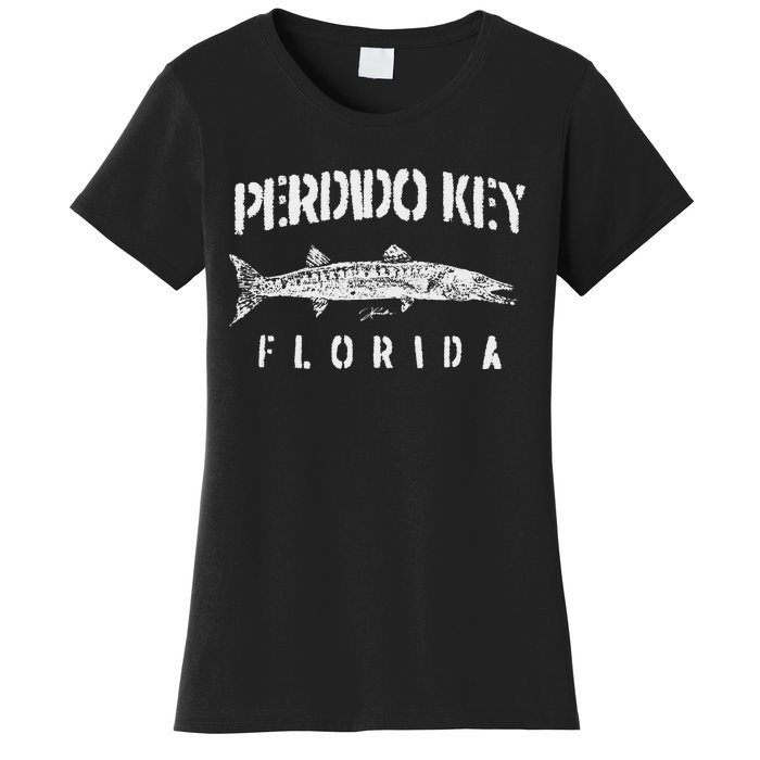 Perdido Key Fl Great Barracuda Women's T-Shirt