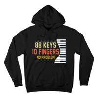 Piano Keys Funny Musician Music 88 Keys Gift Hoodie