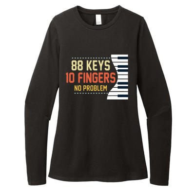 Piano Keys Funny Musician Music 88 Keys Gift Womens CVC Long Sleeve Shirt