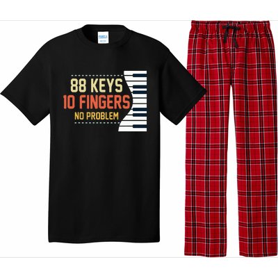 Piano Keys Funny Musician Music 88 Keys Gift Pajama Set