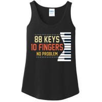 Piano Keys Funny Musician Music 88 Keys Gift Ladies Essential Tank