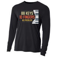 Piano Keys Funny Musician Music 88 Keys Gift Cooling Performance Long Sleeve Crew