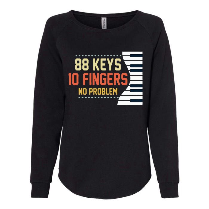 Piano Keys Funny Musician Music 88 Keys Gift Womens California Wash Sweatshirt