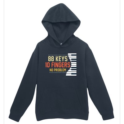 Piano Keys Funny Musician Music 88 Keys Gift Urban Pullover Hoodie