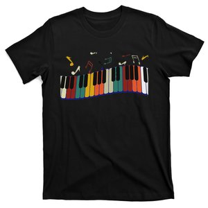 Piano Keyboard For Piano Player Keyboardist T-Shirt