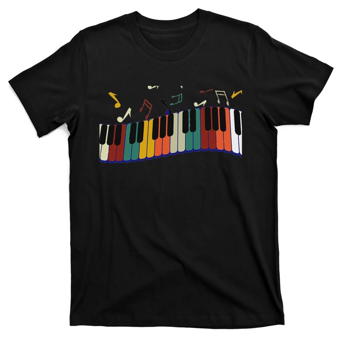 Piano Keyboard For Piano Player Keyboardist T-Shirt