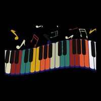 Piano Keyboard For Piano Player Keyboardist Drawstring Bag