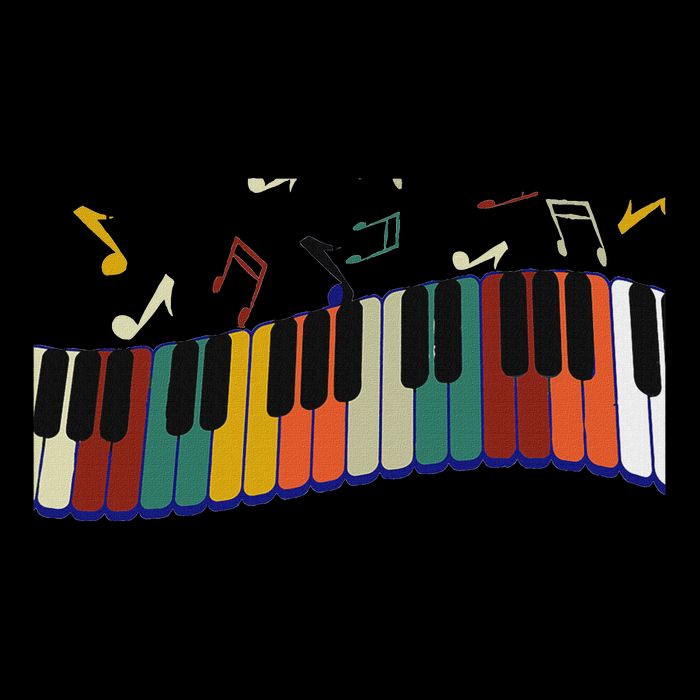 Piano Keyboard For Piano Player Keyboardist Drawstring Bag