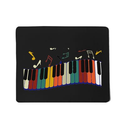 Piano Keyboard For Piano Player Keyboardist Mousepad