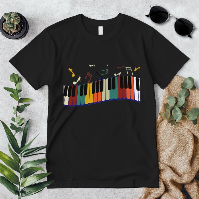 Piano Keyboard For Piano Player Keyboardist Premium T-Shirt
