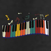 Piano Keyboard For Piano Player Keyboardist Trucker Hat