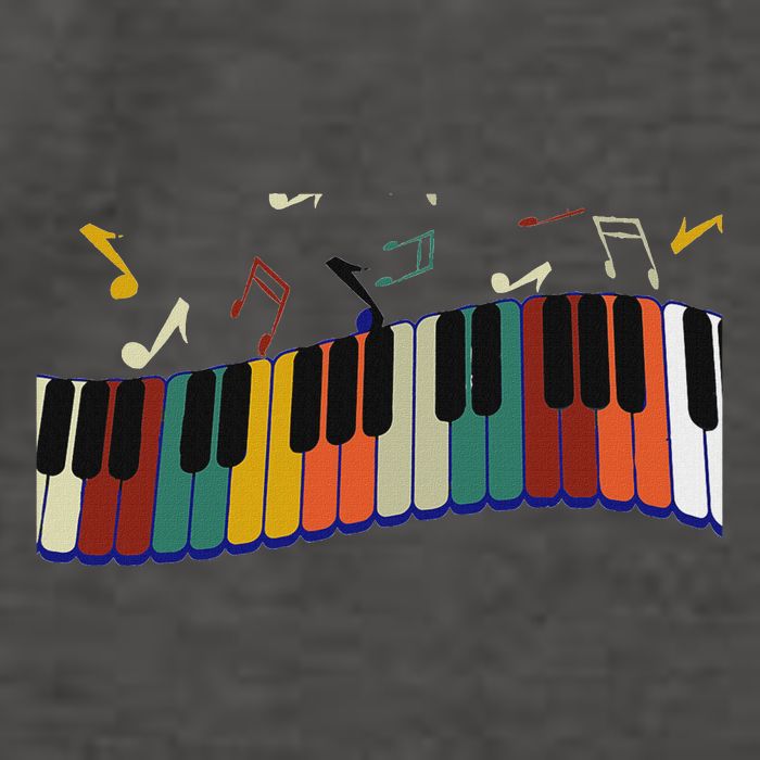 Piano Keyboard For Piano Player Keyboardist Vector Backpack