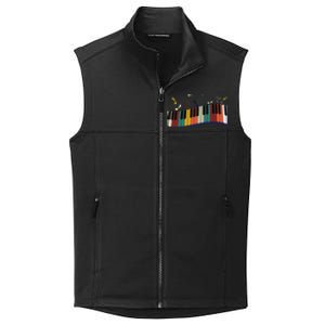 Piano Keyboard For Piano Player Keyboardist Collective Smooth Fleece Vest