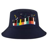 Piano Keyboard For Piano Player Keyboardist Cool Comfort Performance Bucket Hat