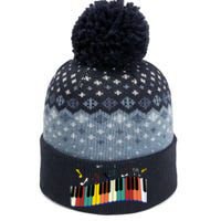 Piano Keyboard For Piano Player Keyboardist The Baniff Cuffed Pom Beanie