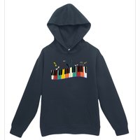 Piano Keyboard For Piano Player Keyboardist Urban Pullover Hoodie