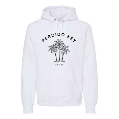 Perdido Key Fl Vintage Florida Holiday Souvenir Premium Hoodie