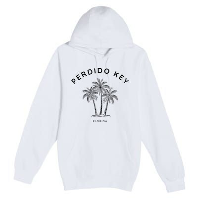 Perdido Key Fl Vintage Florida Holiday Souvenir Premium Pullover Hoodie