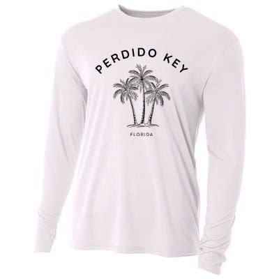 Perdido Key Fl Vintage Florida Holiday Souvenir Cooling Performance Long Sleeve Crew