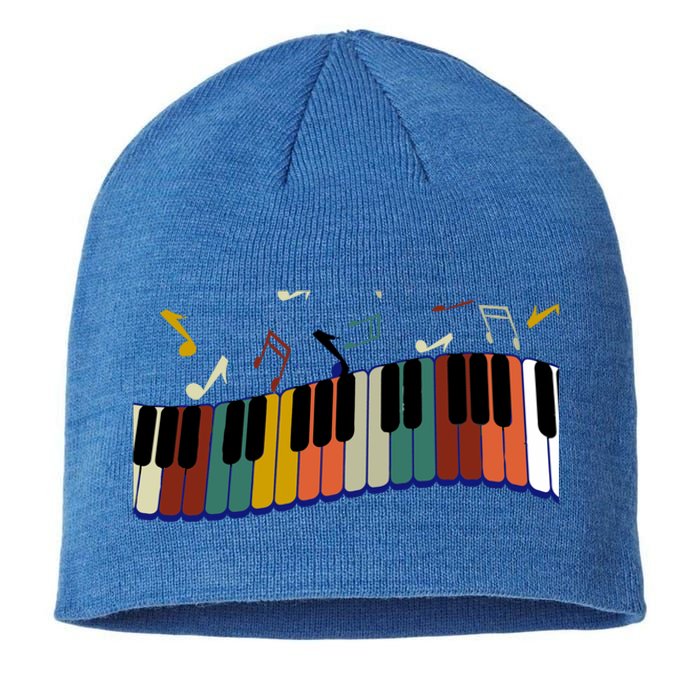 Piano Keyboard For Piano Player Keyboardist Gift Sustainable Beanie