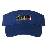 Piano Keyboard For Piano Player Keyboardist Gift Valucap Bio-Washed Visor