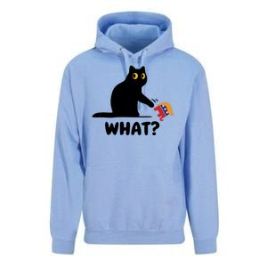 President Kamala Harris 2024 Victory Funny Antitrump Cat Unisex Surf Hoodie