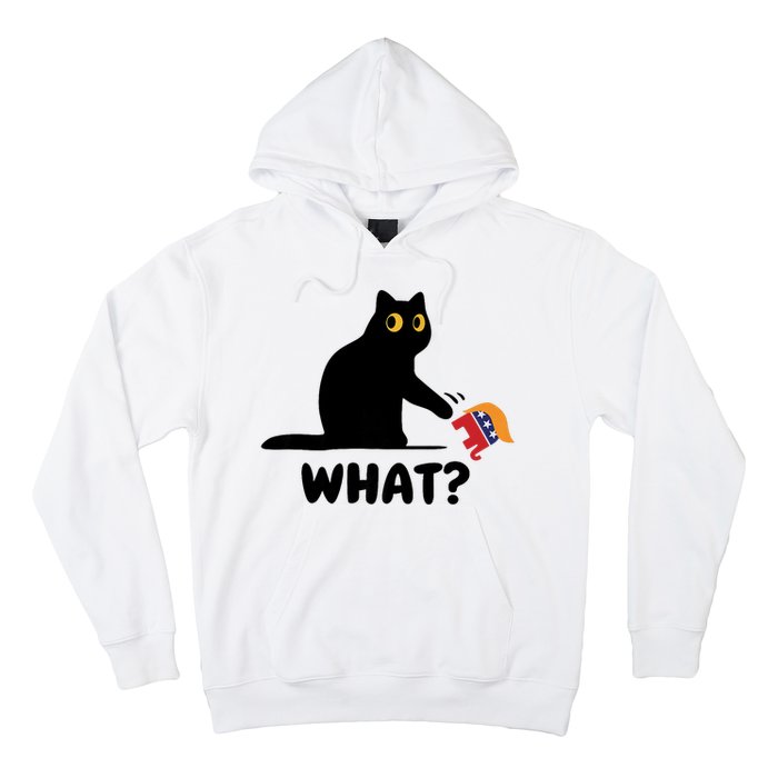 President Kamala Harris 2024 Victory Funny Antitrump Cat Hoodie