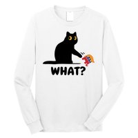 President Kamala Harris 2024 Victory Funny Antitrump Cat Long Sleeve Shirt