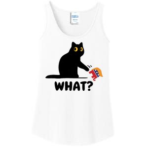 President Kamala Harris 2024 Victory Funny Antitrump Cat Ladies Essential Tank