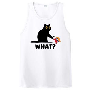 President Kamala Harris 2024 Victory Funny Antitrump Cat PosiCharge Competitor Tank