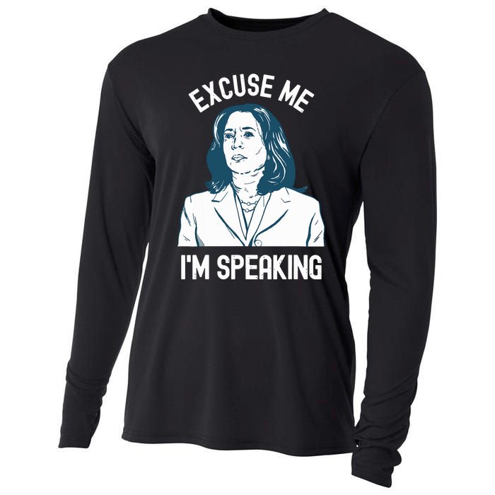 President Kamala Harris Excuse Me Im Speaking Cooling Performance Long Sleeve Crew