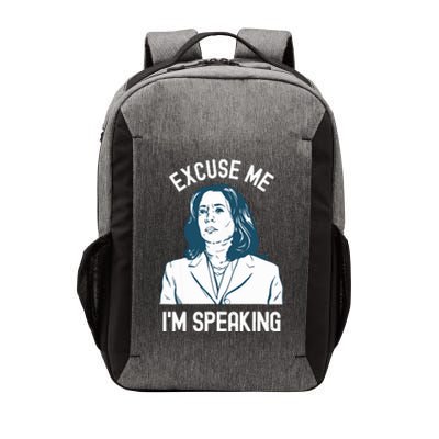 President Kamala Harris Excuse Me Im Speaking Vector Backpack