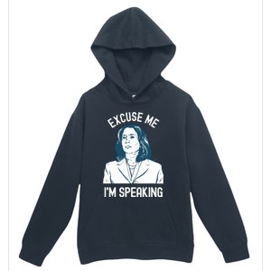 President Kamala Harris Excuse Me Im Speaking Urban Pullover Hoodie