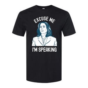 President Kamala Harris Excuse Me Im Speaking Softstyle CVC T-Shirt