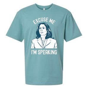 President Kamala Harris Excuse Me Im Speaking Sueded Cloud Jersey T-Shirt