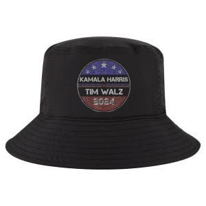 Patriotic Kamala Harris Tim Walz 2024 For President Cool Comfort Performance Bucket Hat