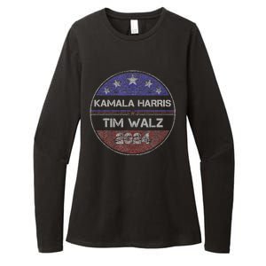 Patriotic Kamala Harris Tim Walz 2024 For President Womens CVC Long Sleeve Shirt