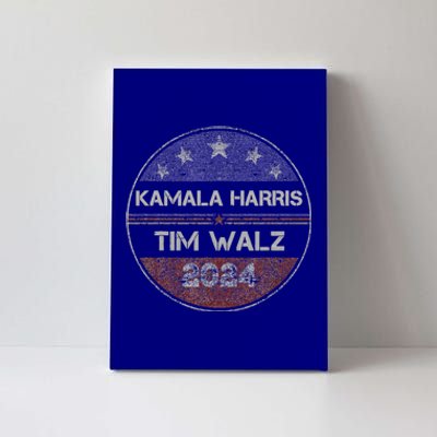 Patriotic Kamala Harris Tim Walz 2024 For President Canvas