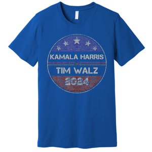 Patriotic Kamala Harris Tim Walz 2024 For President Premium T-Shirt