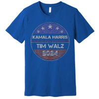 Patriotic Kamala Harris Tim Walz 2024 For President Premium T-Shirt