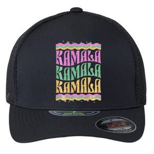 Patriotic Kamala Harris For President 2024 Flexfit Unipanel Trucker Cap