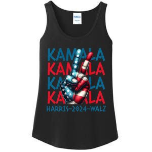 Peace Kamala Harris Tim Walz Ladies Essential Tank