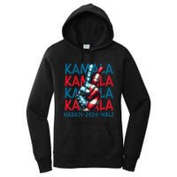 Peace Kamala Harris Tim Walz Women's Pullover Hoodie