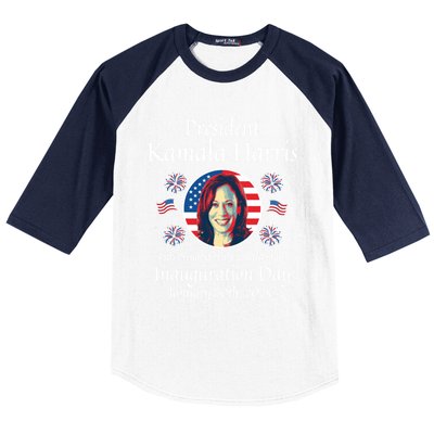 President Kamala Harris Inauguration 2025 Memorabilia Gift Baseball Sleeve Shirt