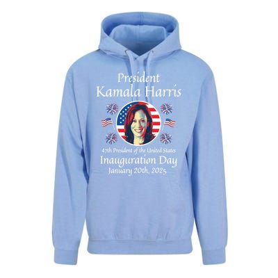 President Kamala Harris Inauguration 2025 Memorabilia Gift Unisex Surf Hoodie